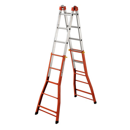 Escaleras Escamoteables 22 Escalera sencilla dexter 5 peldaños 5.7 m altura máxima