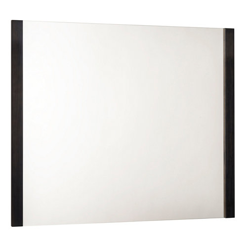 Espejo de baño amazonia gris / plata 100 x 80 cm