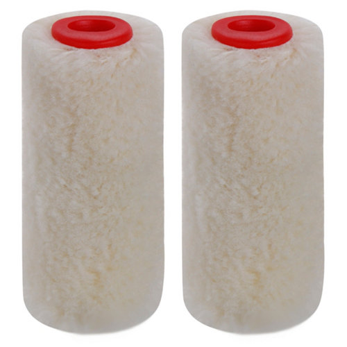 Pack de 12 lijas rulo pluma pintura y barnices 20 2 recambios para rodillo multisuperficie de 6 cm dexter