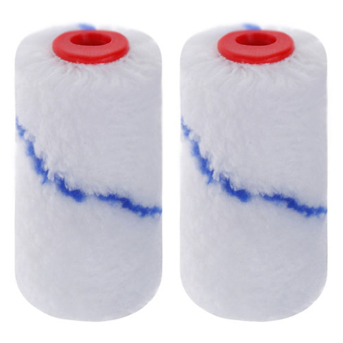 Tester interior mate 0.375l 0530-y80r salmon rosado luminoso 17 Lote 2 recambios de rodillo paredes lisas de 6 cm dexter