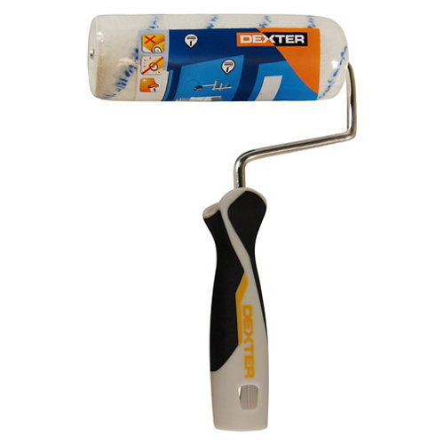 Pintura interior ecosphere premium graphenstone 12 5l blanco 21 Rodillo varilla de aluminio dexter p&t 18 cm