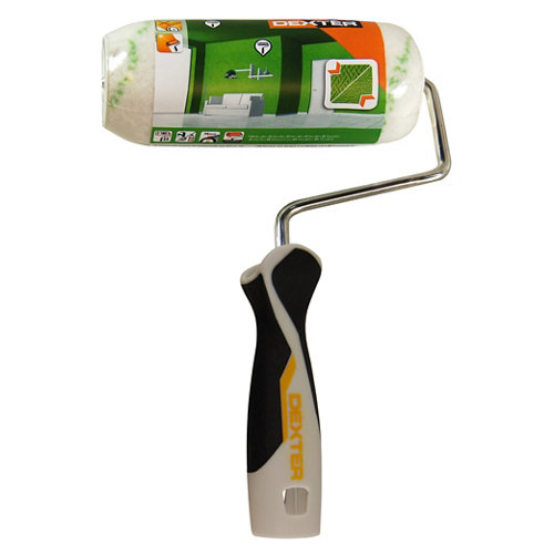 Pintura interior mate reveton pro 4l 3020-b90g verde laurel empolvado 18 Rodillo varilla aluminio para gotelé 18 cm dexter