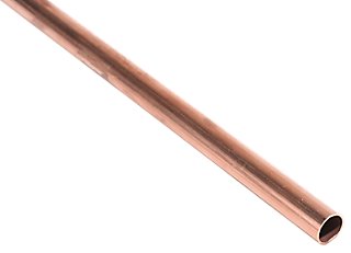 Tubo de cobre Ø15 mm 1 metro de longitud · LEROY