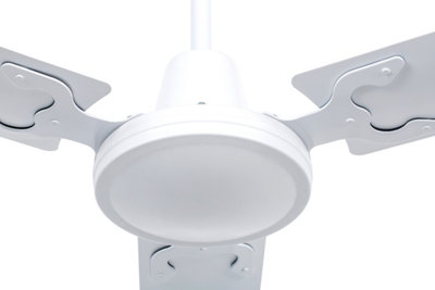 Ventilador de techo sin luz INSPIRE Garbin 142 cm Blanco DC Ventilador de techo sin luz INSPIRE Garbin 142 cm Blanco DC