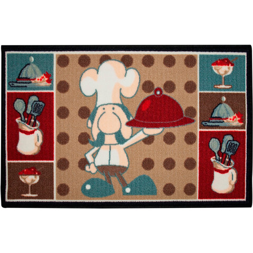Alfombra lana y viscosa morris autumn-flo-e 27508 140x200cm 25 Alfombra multicolor poliamida mas-casa chef 50 x 80cm