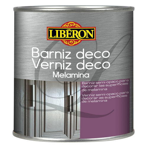 Barniz deco para melamina chocolate 0,25l