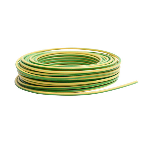 Cable lexman h07v-k vd/amarillo 1,5 mm² 10 m.