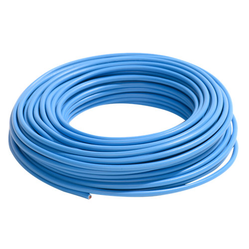 Cable eléctrico lexman h07v-k azul 6 mm² 10 m