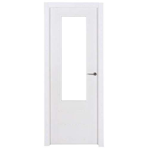 Puerta canarias blanco de apertura izquierda de 72.5 cm