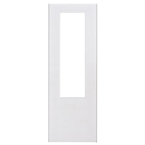 Puerta de interior corredera canarias blanco de 72.5 cm