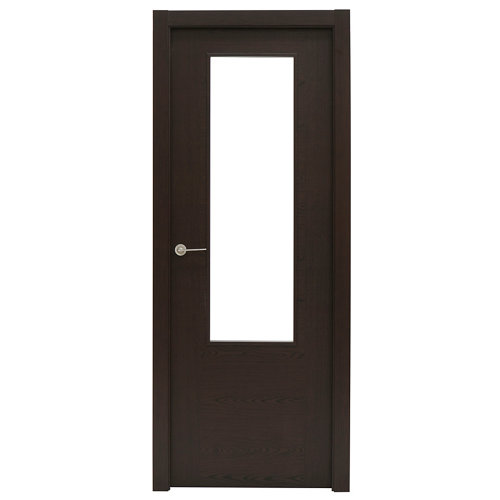 Puerta acristalada berna roble miel 130x62,5 cm d 26 puerta canarias wengué de apertura derecha de 82.5 cm