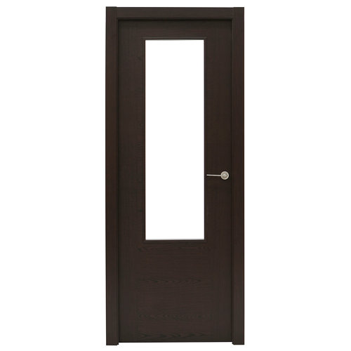 Puerta canarias wengué de apertura izquierda de 72.5 cm