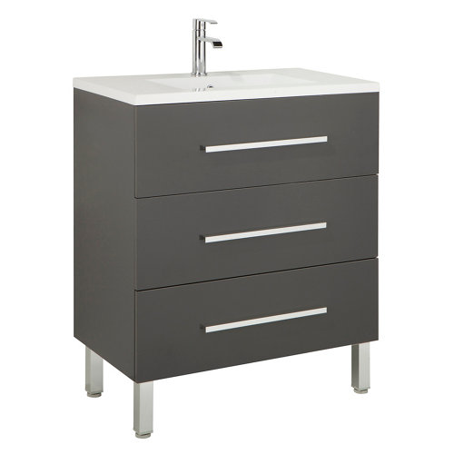 Mueble baño madrid gris 70 x 45 cm