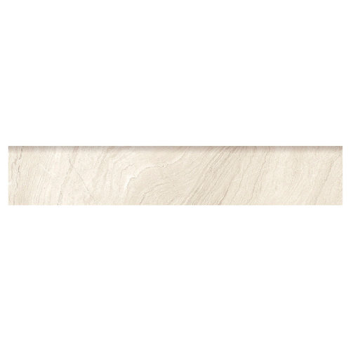 Pavimento santorini 60x60 white artens 28 Rodapié recto beige 45 cm de largo