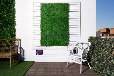 Jardin Vertical Artificial Boj 25x25 Cm Leroy Merlin
