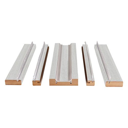Puerta acristalada oslo roble gris 130x62,5 cm d 25 Kit de moldura para casoneto 105 de mdf blanco para puerta corredera