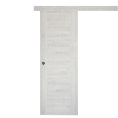 Puerta de interior corredera oslo blanco de 62.5 cm