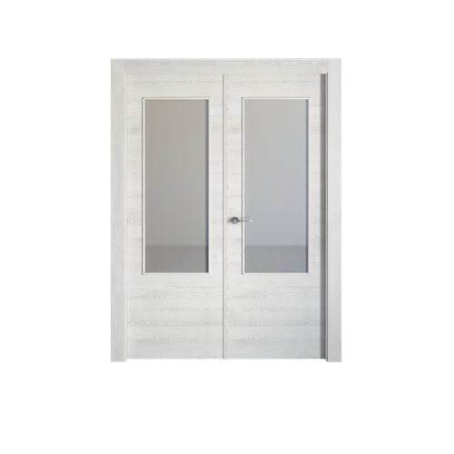 puerta oslo blanco de apertura derecha de 125 cm