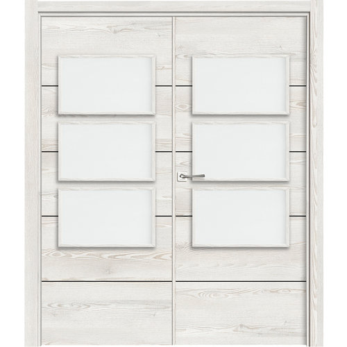 Kit de moldura para casoneto 110 mdf canarias roble 24 puerta berna blanco de apertura derecha de 145 cm