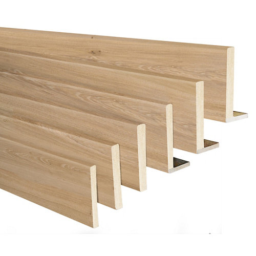 Toldo marbella brazo punto recto motorizado sin cofre blanco y tela gris 4,5x1m 27 Kit de 5 jambas mdf berna roble 90 x 10 mm