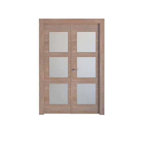 puerta berna nogal de apertura derecha de 145 cm