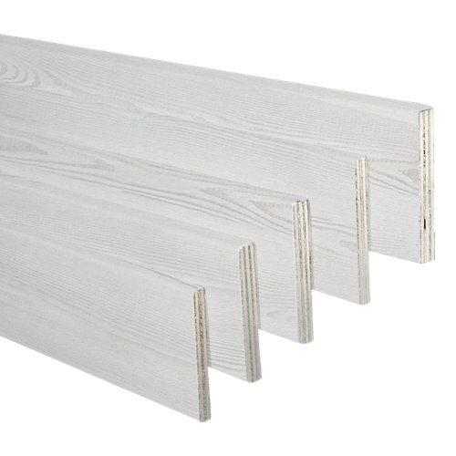 Kit de 5 jambas de mdf blanco veta 90 x 10 mm