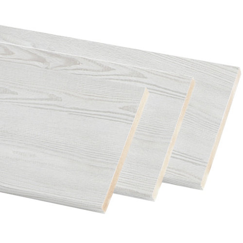 Kit de 3 molduras mdf blanco 30 x 10 mm de la marca Blanca / Sin definir en acabado de color Blanco fabricado en MDF