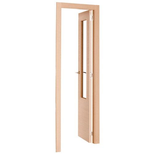 Puerta doble acristalada lucerna premium blanca i 7x105 cm 26 puerta oslo roble de apertura derecha de 82.5 cm
