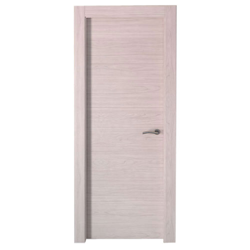 Toldo menorca brazo punto recto manual con cofre gris y tela gris 5x1m 27 puerta berna olmo claro de apertura izquierda de 72.5 cm