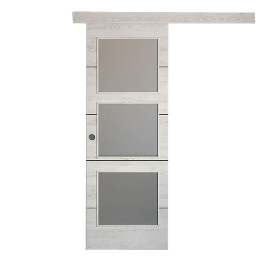 puerta moscú blanco de apertura izquierda de 82.5 cm 28 Puerta de interior corredera berna blanco de 82.5 cm