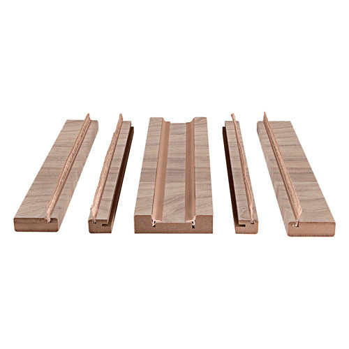 Kit de moldura para casoneto 105 de mdf olmo para puerta corredera