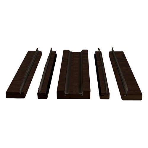 Kit de moldura para casoneto 110 de mdf canarias wengue