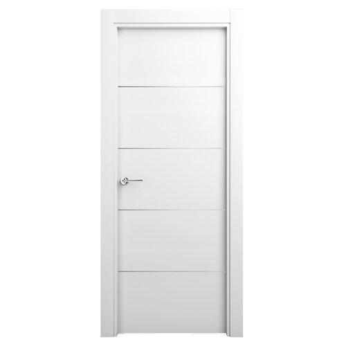 Rodapié mdf artens 8 cm natural mod041 27 Puerta abatible parís blanca derecha 82,5 cm