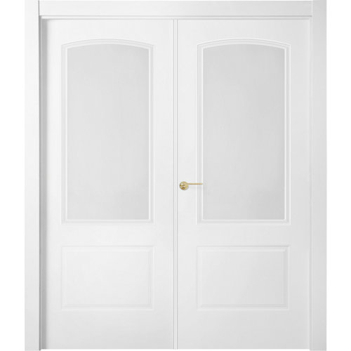 Puerta berlin blanco de apertura izquierda de 125 cm