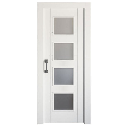 Puerta de interior corredera noruega plus blanco de 82.5 cm