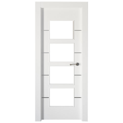 Puerta parís blanco de apertura izquierda de 72.50 cm