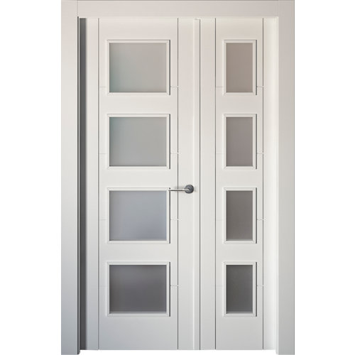 puerta noruega plus blanco de apertura izquierda de 125 cm