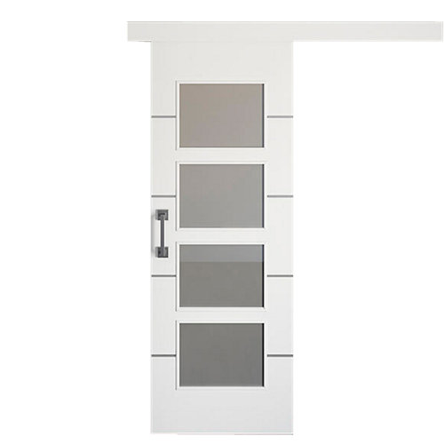 Mosquitera corredera artens para ventana con tela de fibra de vidrio de 70x130cm 27 Puerta de interior corredera paris blanco de 72.5 cm