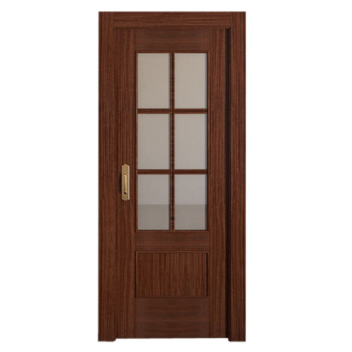 Puerta de interior corredera atenas sapelly de 72.5 cm