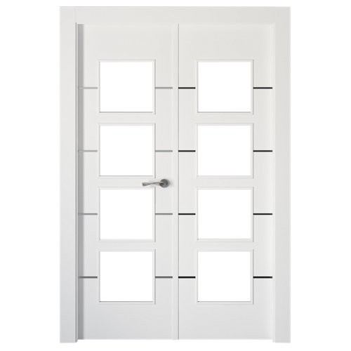 Puerta parís blanco de apertura izquierda de 115.00 cm