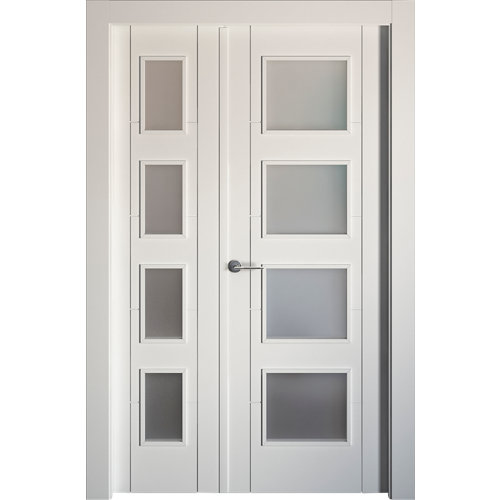 puerta oslo olmo claro de apertura izquierda de 62.5 cm 25 puerta noruega plus blanco de apertura derecha de 105 cm
