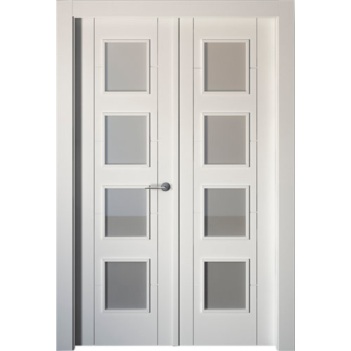 puerta noruega plus blanco de apertura izquierda de 125 cm
