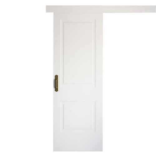 Kit de 3 molduras de madera blanco 45 x 10 mm 25 Puerta de interior corredera bayona blanco de 62.5 cm