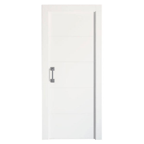 Puerta corredera lucerna blanca de 82,5 cm