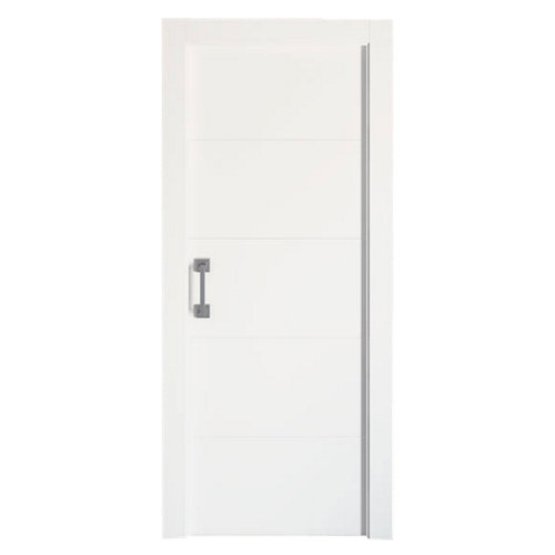 Puerta de interior corredera lucerna blanco de 92.5 cm