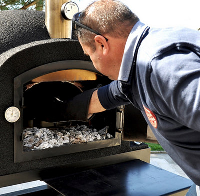 Horno exterior Kitaway Otte de barro refrectario para 10 personas de 100 cm  ø · LEROY MERLIN