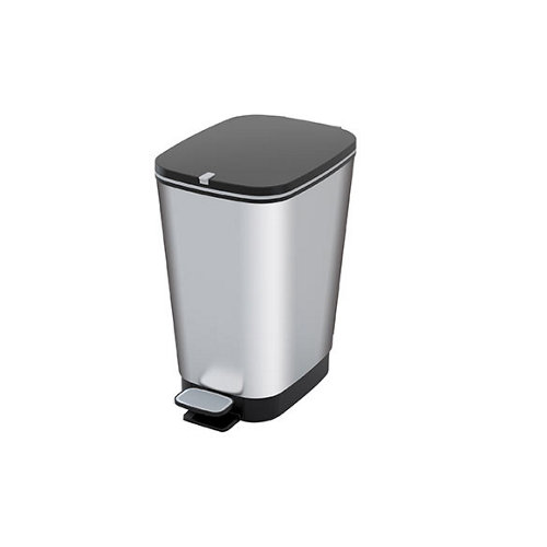 Cubo de la basura con pedal keter steel con 25