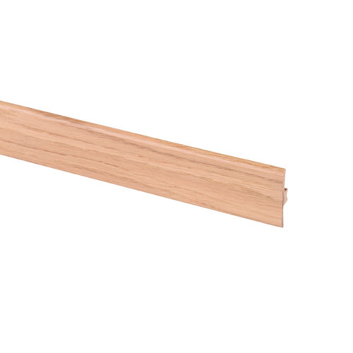 Puerta lucerna plus blanco de apertura derecha de 72,5 cm 23 Perfil galparket 240 cm roble satinado