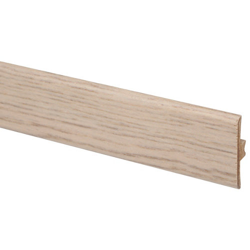 Puerta vilna blanco de apertura derecha de 82.5 cm 23 Perfil galparket 240 cm roble blanco