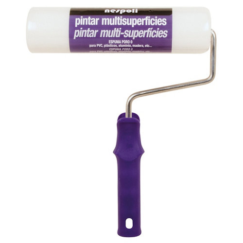 Pintura interior mate reveton pro 15l 0804-y90r nude empolvado 19 Rodillo de espuma para multisuperficie de 22 cm